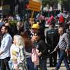 Personas participando en Simulacro Nacional en México