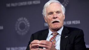 Ted Turner en foto.