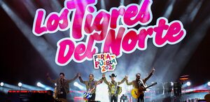 los tigres del norte en el teatro del pueblo de la feria de puebla