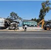 El choque entre un tráiler y otro vehiculos en la zona cerca a las inmediaciones del Estadio Akron