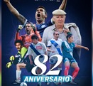 poster de celebración del aniversario 82 del club puebla
