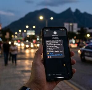 Estafa digital con supuesta multa en Nuevo León