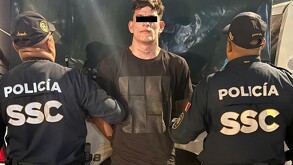 Eliezer José ‘N’, integrante de Los Malportados detenido en Azcapotzalco.