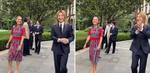 Jimin de BTS y Claudia Sheinbaum en Palacio Nacional