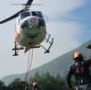 Operativo aéreo para rescate en Cerro de las Mitras