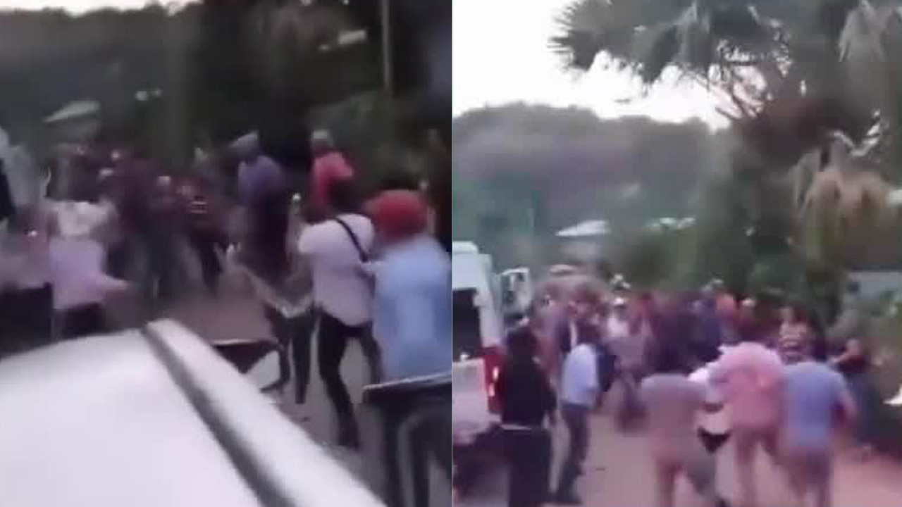 El alcalde Alfonso Lino Pozos fue agredido por pobladores en Hueyapan durante un recorrido; denunció intento de linchamiento.