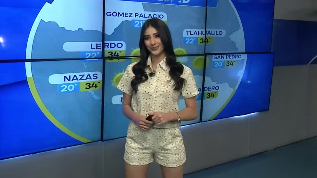 Fanny Ramírez nos da el pronóstico del tiempo en Laguna para este jueves 07 de mayo 2026.