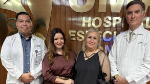 Una joven que recibió un riñón donado por su madre en el IMSS de Nuevo León logró años después cumplir su sueño de convertirse en mamá.