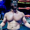 Cuatrero cuando luchaba para el Consejo Mundial de Lucha Libre.