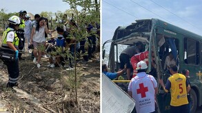 Un grave accidente carretero ocurrió antes del mediodía de este domingo sobre la carretera Ciudad Valles – El Naranjo en la región huasteca.