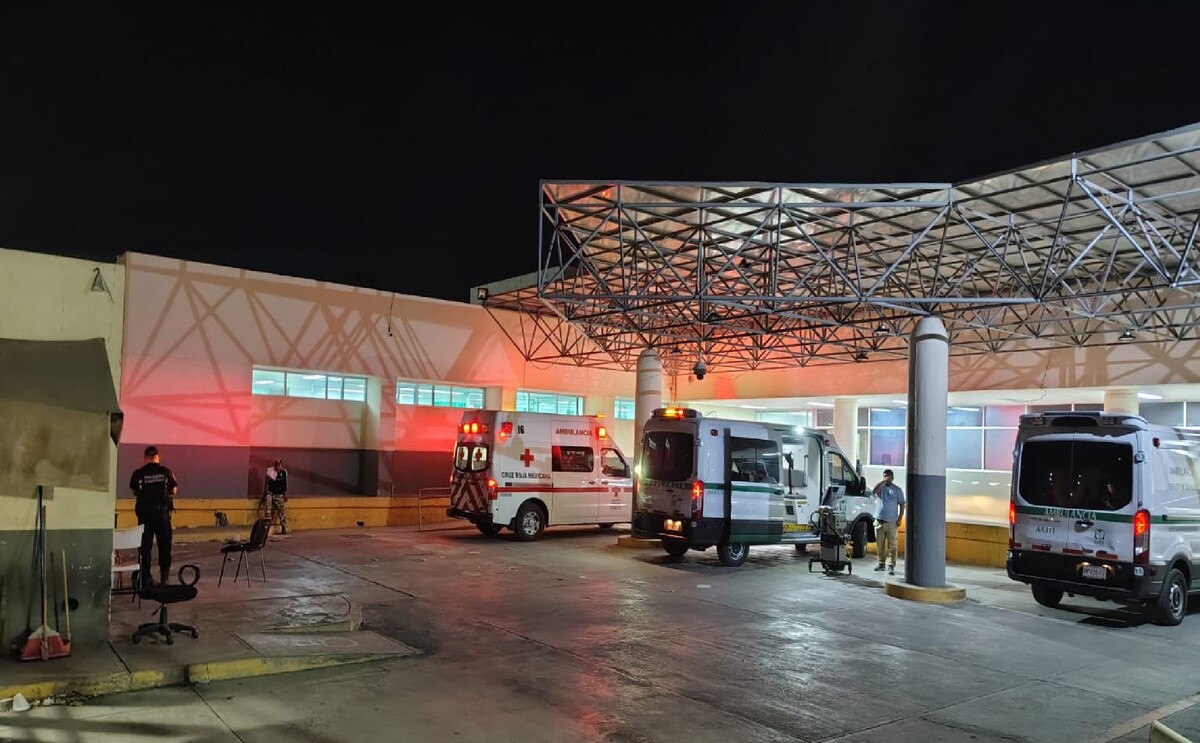 Hospital y ambulancias.
