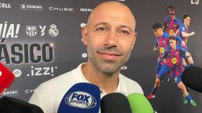 Javier Mascherano durante un evento en la Ciudad de México.