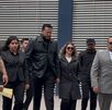 Alicia Villarreal junto a su equipo legal y de su actual pareja, Cibad Hernández.