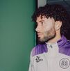 Chino Huerta previo al partido entre Anderlecht y Gent.