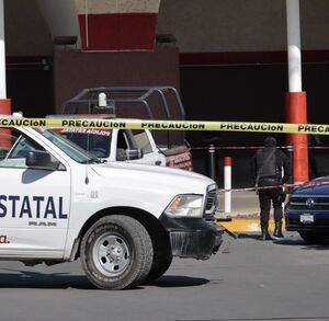 Imagen de un asalto en el que lamentablemente un hombre perdió la vida en Puebla.