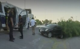 Carros siniestrados en Torreón.