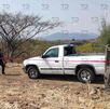 Imagen del momento en que fue encontrada una mujer muerta en los límites de Cohuecan-Huaquechula.