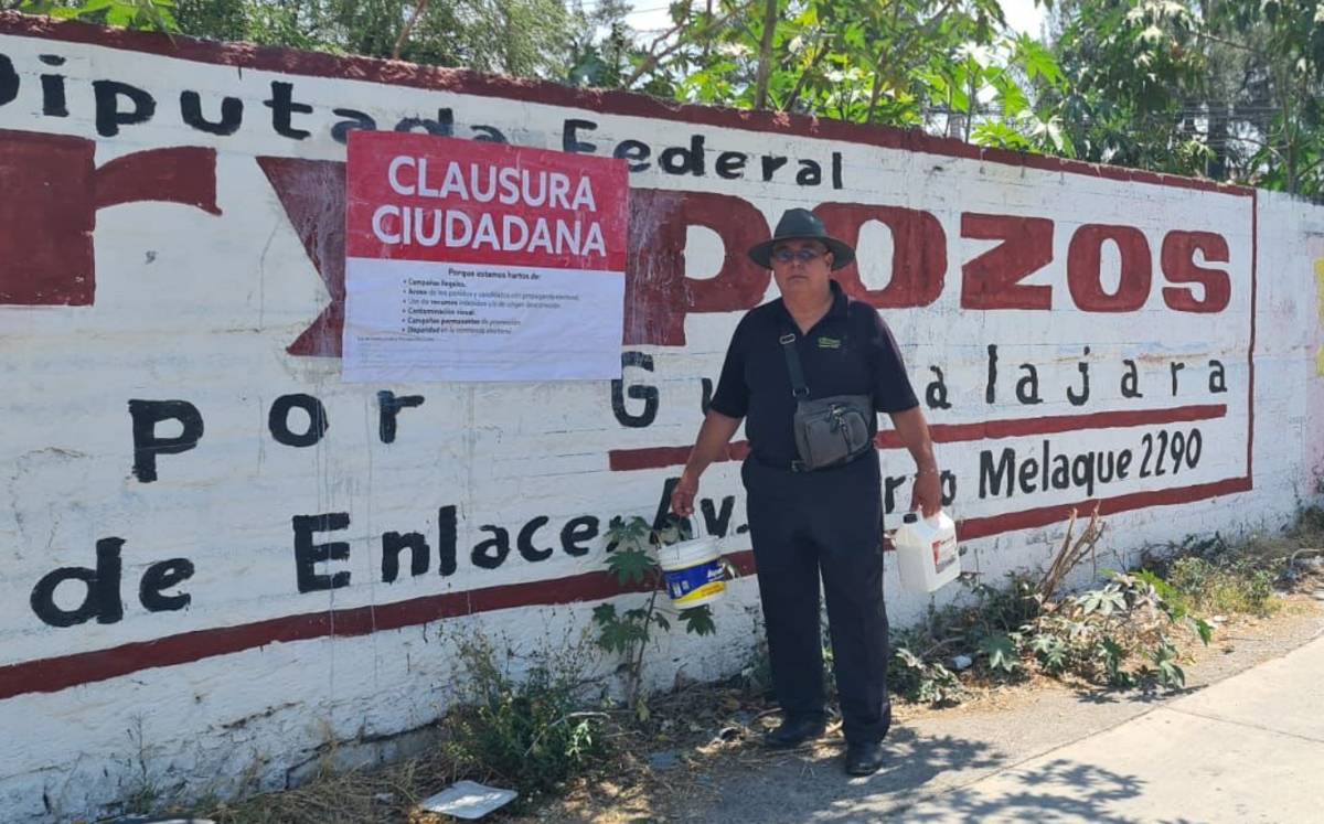 Barda realizada por Morena