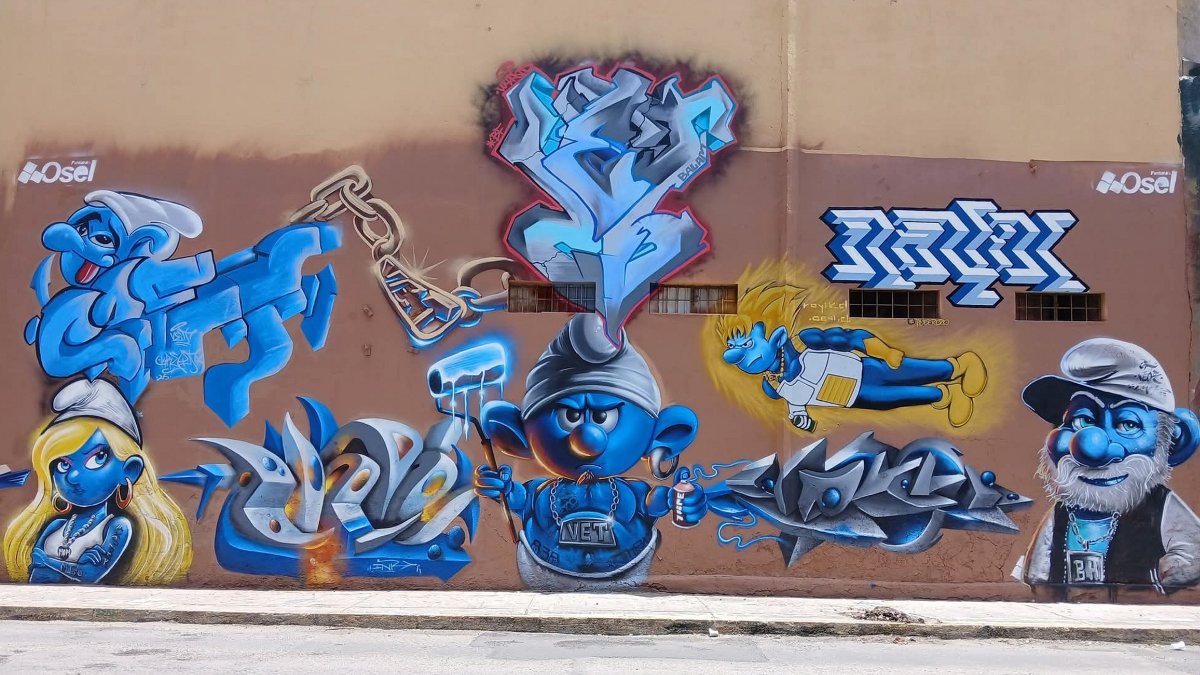 Mural en el Barrio El Refugio Puebla.