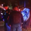 Auto volcado en Lomas de Sotelo, dejando una mujer muerta.