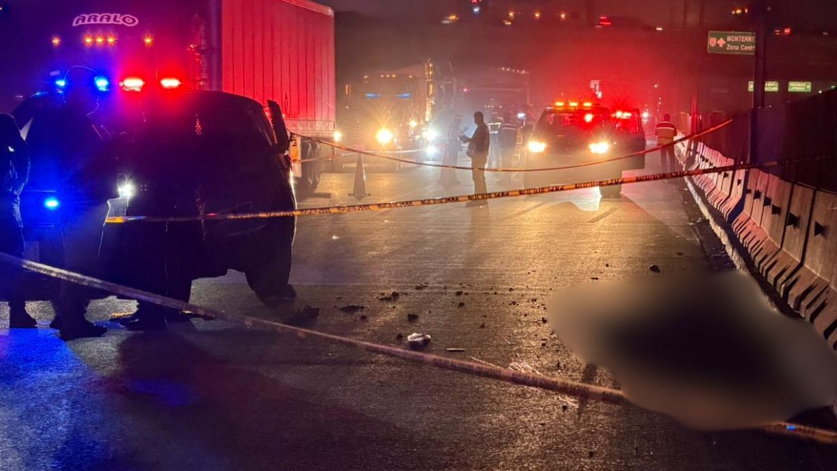 Operativo policiaco por mujer atropellada en carretera a nuevo laredo