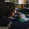 Niños del Estado de México tomando clases en 2026.