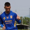 Fernando Gorriarán durante un entrenamiento con Tigres.