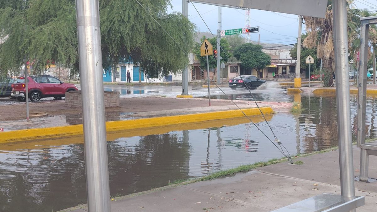 Encharcamientos en Torreón.