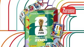 Álbum Panini del Mundial 2026 con sus respectivas estampas,