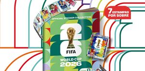 Álbum Panini del Mundial 2026 con sus respectivas estampas,