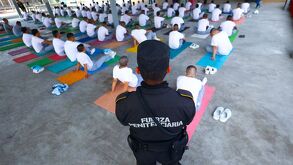 yoga en cárcel de Nuevo León