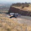 Accidente en carretera de Aguascalientes, por la comunidad Cañada Honda deja a cuatro muertos tras coche invadiendo carril.