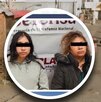 Aspecto de una vivienda modesta y los rostros de dos mujeres detenidas en Puebla.