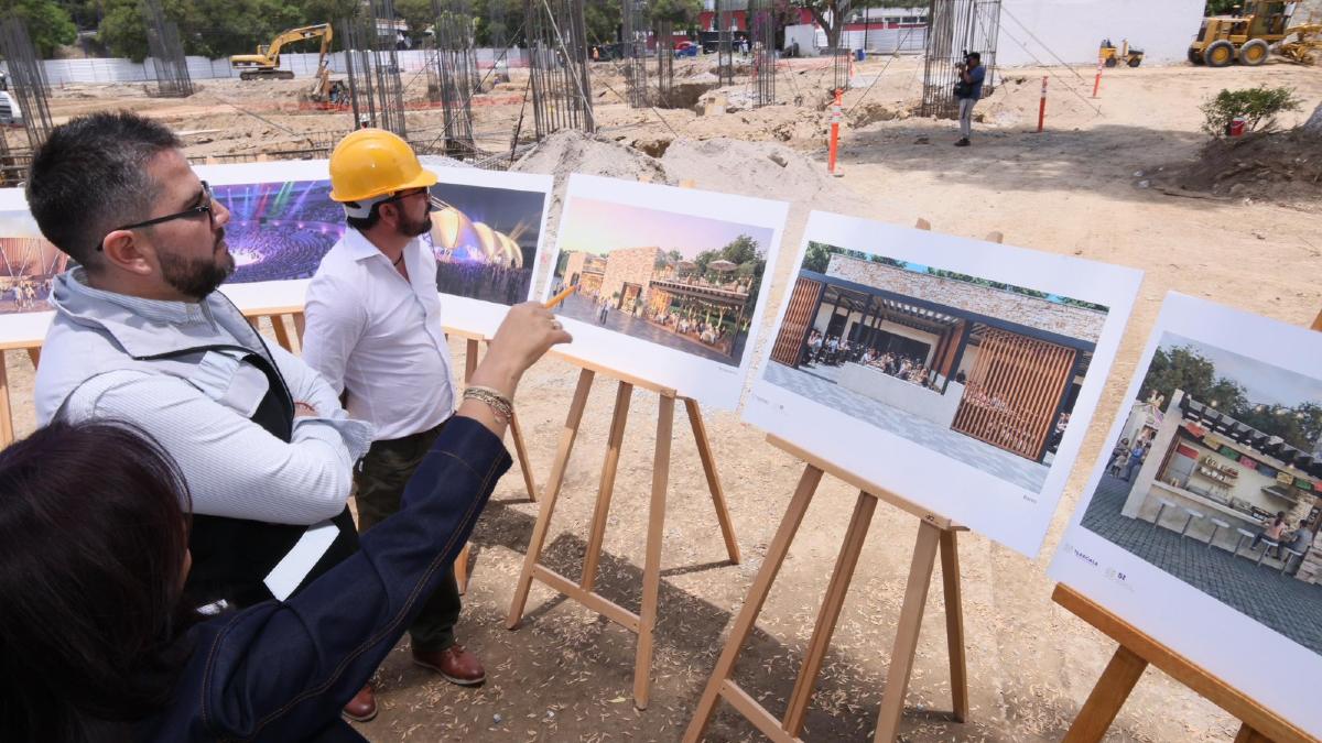Ilustraciones delos planos de los espacios a futuro del recinto ferial