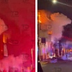 incendio en un negocio tras explosión de gas lp en san pedro cholula
