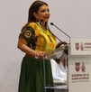 Clara Brugada en conferencia de prensa