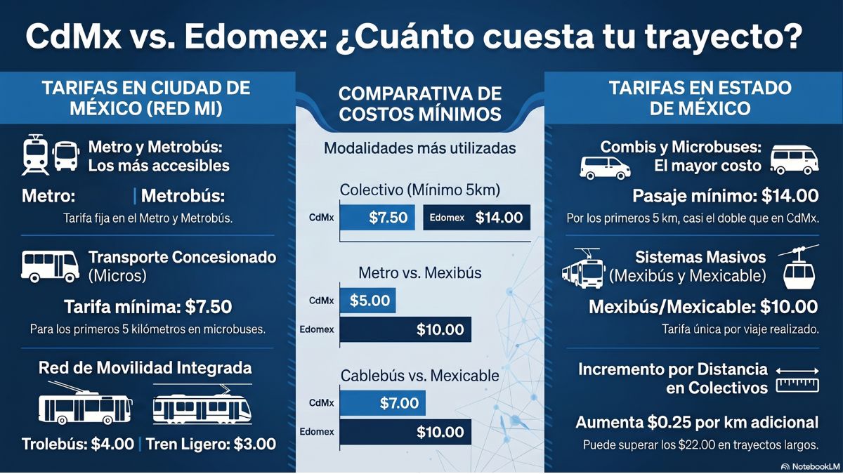 Transporte en CdMx y Edomex precio