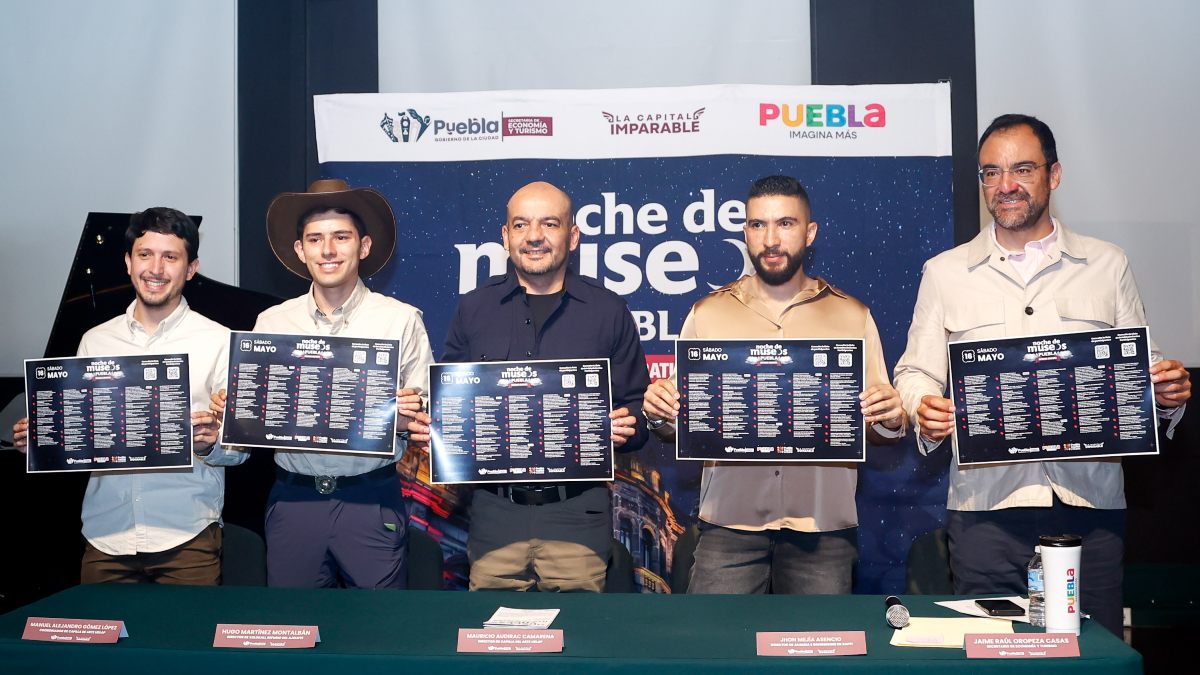 Rueda de prensa de la presentación de carteles de la Noche de Museos