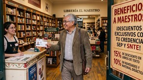 Maestro en librería con descuento