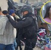 Momento del enlace en vivo en el que el joven fue visto por sus familiares.