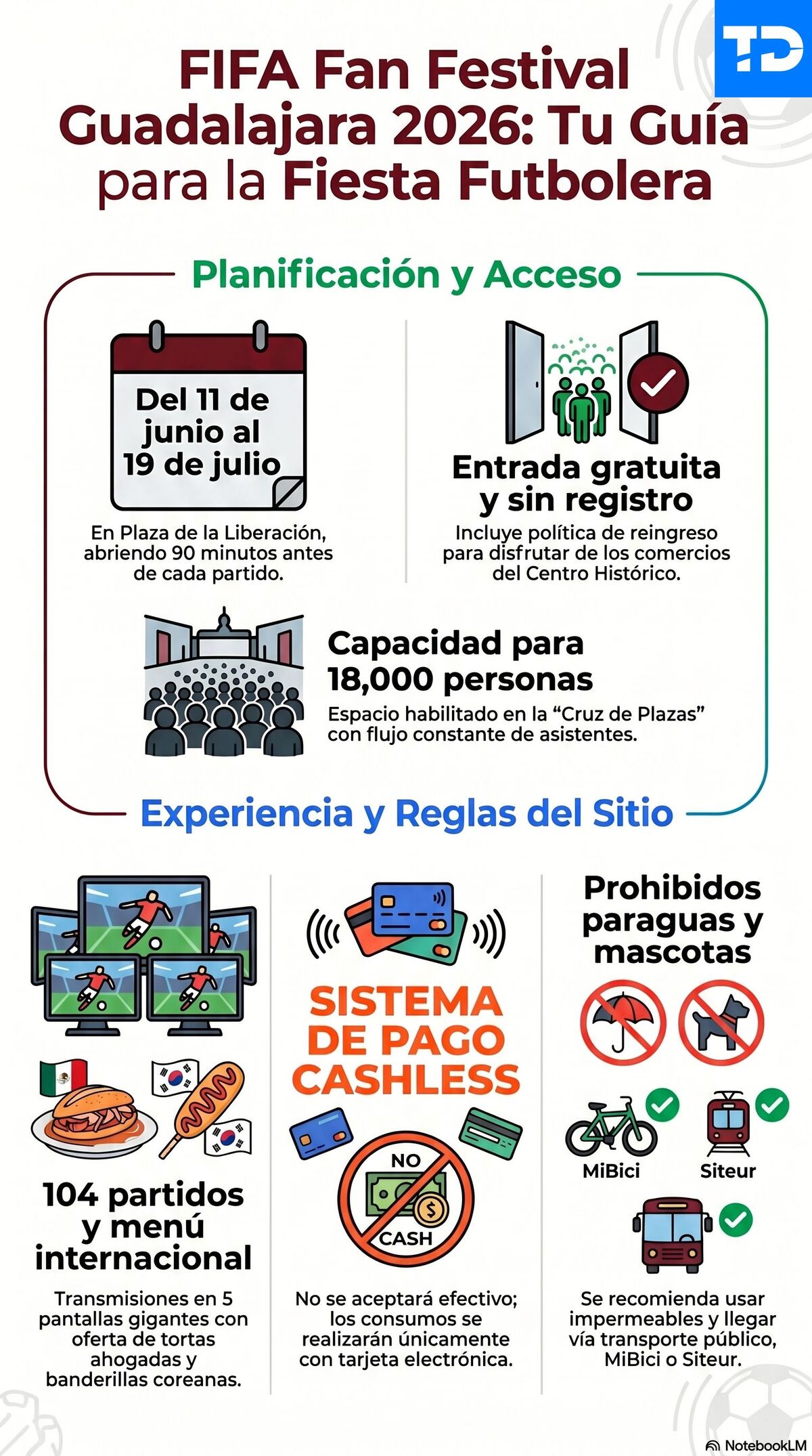 ¡La fiesta del Mundial llega al Centro Histórico de Guadalajara! Descubre horarios, ubicación, transporte y todo sobre el FIFA Fan Festival