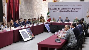 Presidentes municipales de Michoacán se reunieron con Omar García Harfuch para solicitar refuerzos de seguridad, más operativos y apoyo en certificación.