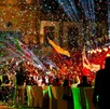 En la imagen se observa a personas celebrando que falta poco para el Mundial 2026, la celebración se llevó a cabo en Zapopan, Jalisco.