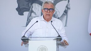 Rubén Rocha Moya, gobernador con licencia de Sinaloa.
