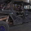 Un motociclista terminó en código rojo tras un choque con un vehículo RZR en calles de Saltillo.