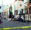 Calle en amatitán, puesto quemado