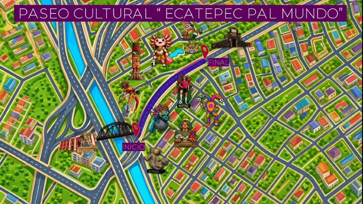 Paseo Cultural Ecatepec Pal Mundo ubicación