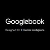 La nueva Google Book en un fondo negro con el logo de Google Gemini