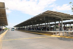 Las obras en León de la estación Santa Rita donde pasarán más rutas de transporte, ya está casi lista. Esto dice la Dirección de Movilidad de León.