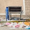 Plaza principal de Amatitán tras explosión ocasionada por pirotecnia
